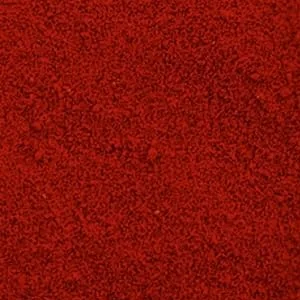Close view of finely ground red pepper